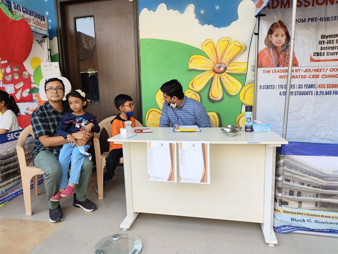 School dental health camp in Delhi NCR
