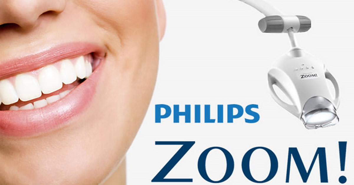 Zoom professional teeth whitening